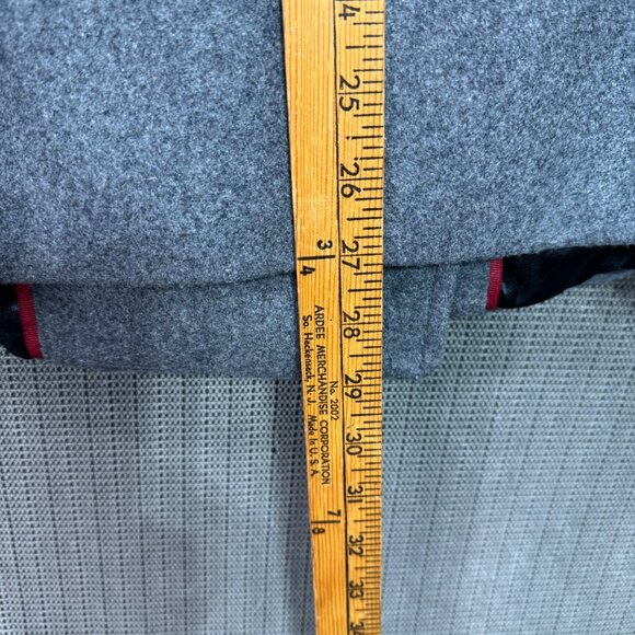 Merona Women's Grey Wool Blend Peacoat Size L - Picture 5 of 7